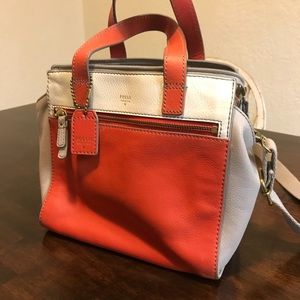 Orange fossil vintage inspired